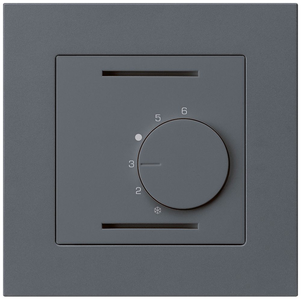 UP-Raumthermostat kallysto.pro anthrazit ohne Schalter