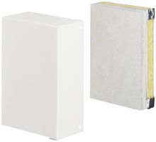 Piastra terminale tehalit FWK 3E E30 100×160mm, bianco traffico