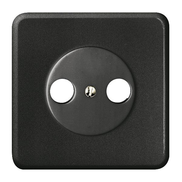 Frontset FH zu Datendose schwarz