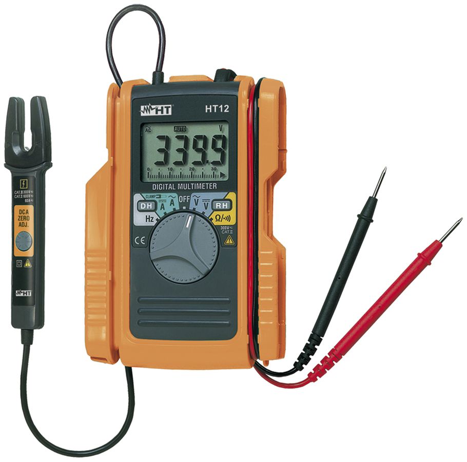 Digital-Multimeter und Stromzange Optec HT.12 600A AC/DC