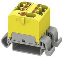 Verteilerblock PX PTFIX 10/6X4-NS35A YE