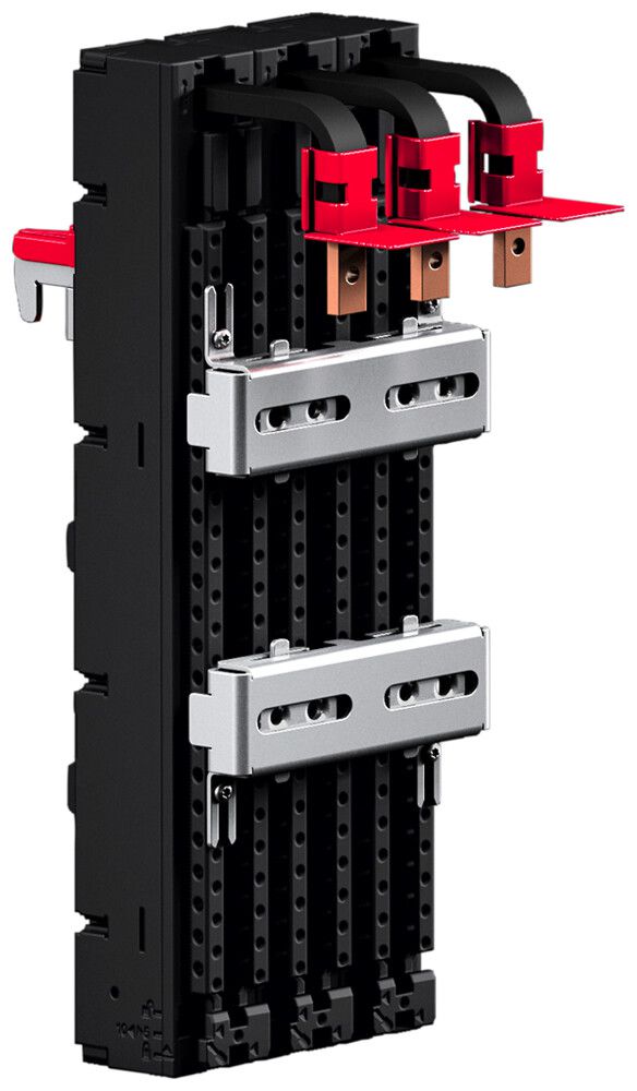 Adaptateur pour barre collectrice RiLineX RX 9360.600 2×barre profil.à vis 160A