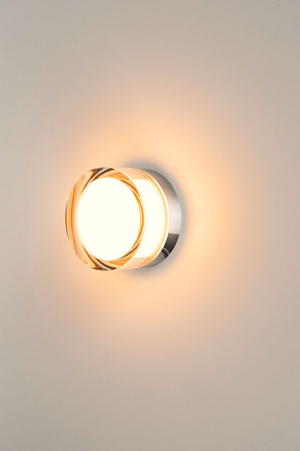 Bague décorative SLV CYFT acier Ø131×24.5mm chrome