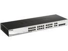 Switch D-Link DGS-1210-28/E, 28-Port smart managed Layer2/3 Gigabit