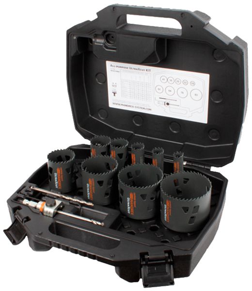 Jeu de scies à cloche MANDREX UltraXcut 12 outils