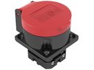 EB-Steckdose ELBRO T25 IP55 16 A 400 VAC IK08 schwarz/rot S+ inkl. Dichtung