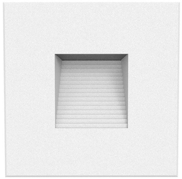 Applique LED INC DOTLUX EASYSTAIR 1.5W 70lm 930 IP20/44 82×82mm blanc