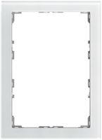 Abdeckrahmen EDIZIOdue prestige für KNX-Panel 7" glas weiss