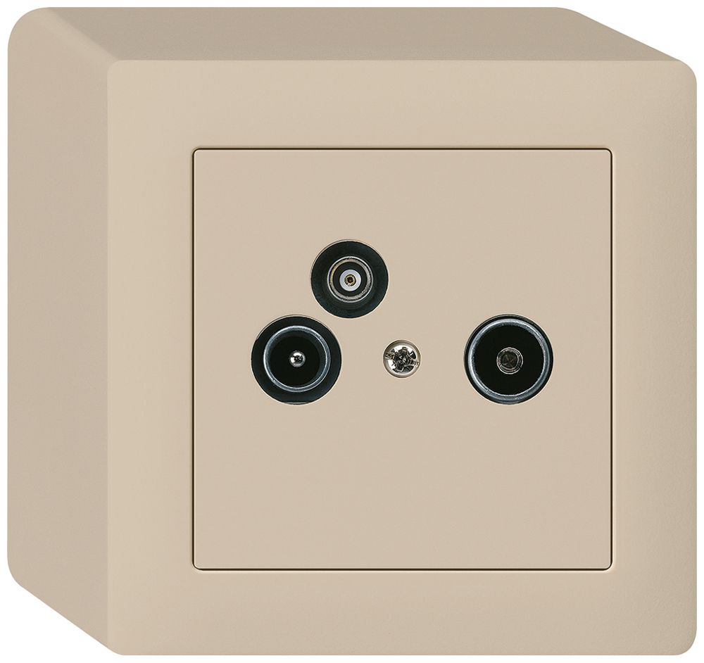 AP-Antennendose R/TV-Daten kallysto 2GHz 14db beige