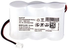 Akku ESYLUX für SLB FLP NiCd, 3.6V/1800mAh, Kabel 100mm, 65×22×45mm