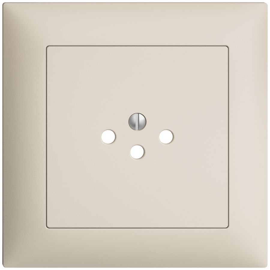 Kit frontal ENC EDIZIOdue crema 88×88mm 1×T12A