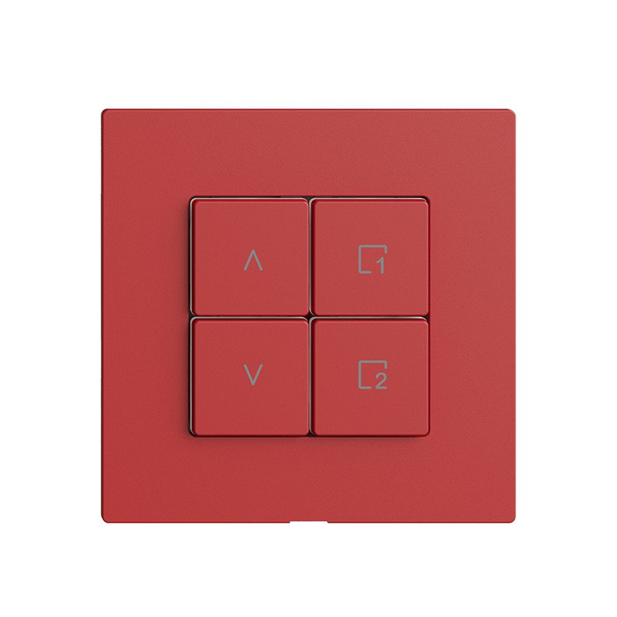 Storenschalter 1K/4T Szene Edue Wiser berry