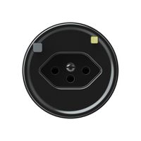 Steckdose FI origin 1×Typ 13 30mA 10A 230V 60×60mm schwarz