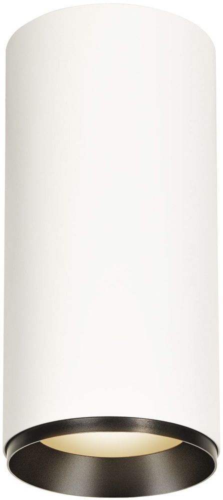 Plafonnier LED SLV NUMINOS CL DALI XL 36W 3530lm 3000K 24° blanc/noir