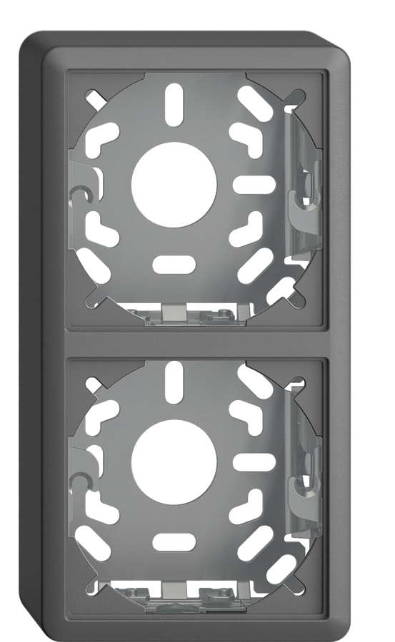 AP-Kopfzeile EDIZIOdue 2×1 FX39 dunkelgrau