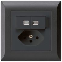 UP-Leuchtkombination 1/3+3/1P+T13 schwarz kallysto.line 2 Linsen