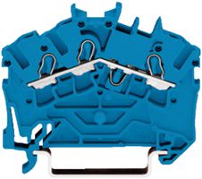 Borne de passage WAGO TOPJOB S 4mm² 3L bleu