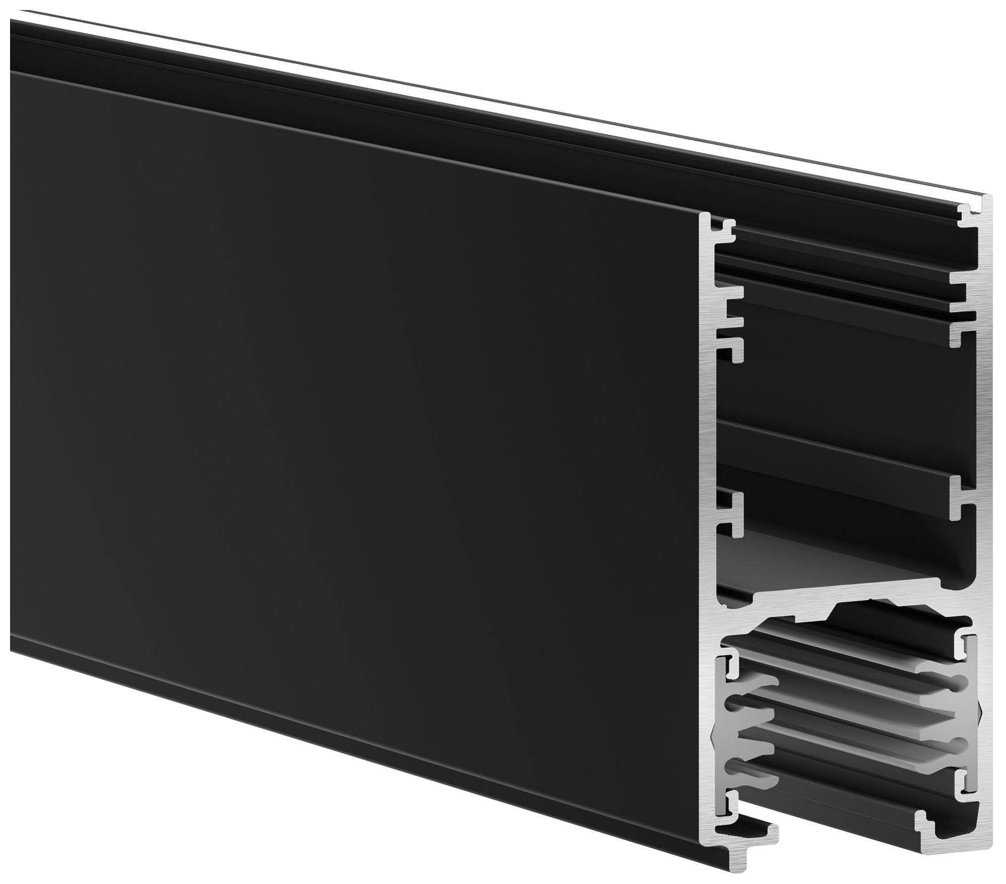 AP-Stromschiene Sylvania Lytespan H 220…240V 3-Phasen DALI Al 2m schwarz