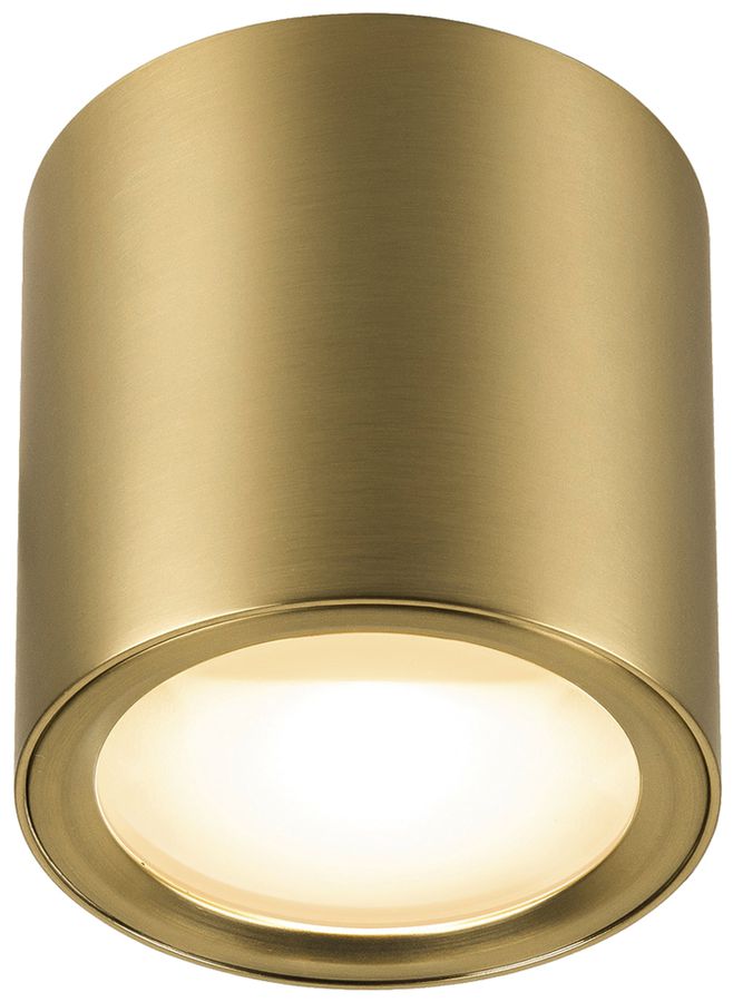 LED-Deckenleuchte SLV OCULUS 11W 780lm 920…930 DIM Ø90×90mm Messing