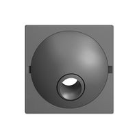 Frontplatte EDIZIOdue dunkelgrau für Anschlussdose