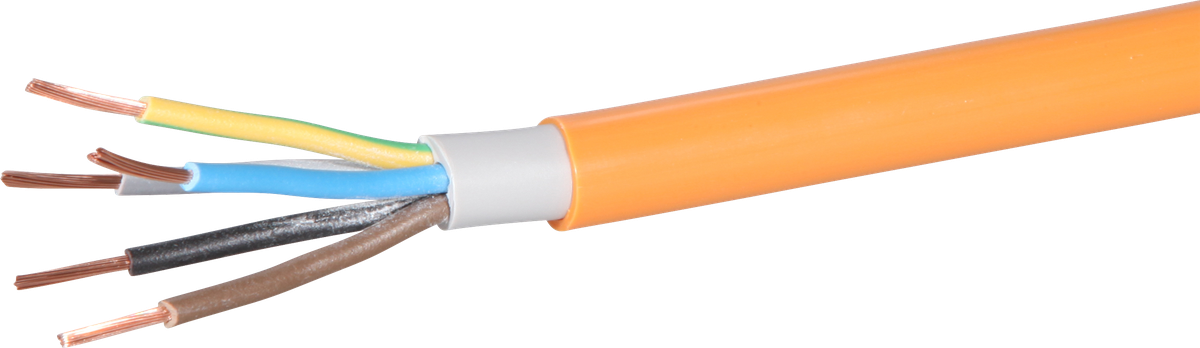 Kabel EPR-PUR 5×1.5mm² 3LNPE orange