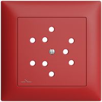 Frontset EDIZIOdue berry 88×88mm 3×T12/1