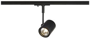 Proiettore SLV BIMA I, GU10 50W con adattatore 1-fase IP20 nero