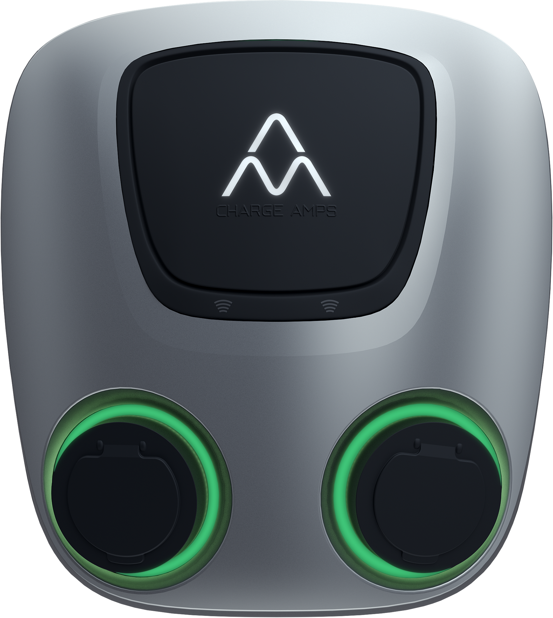 Ladestation Charge Amps Aura 2 x 22kW, WLAN, LAN, RFID