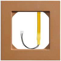 Abdeckrahmen kallysto.pro 1×1 canyon für Eckbeleuchtung gelb