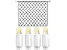 Lichtnetz System LED Extra, 3×3m, weiss, 16W, 192 LED, warmweiss