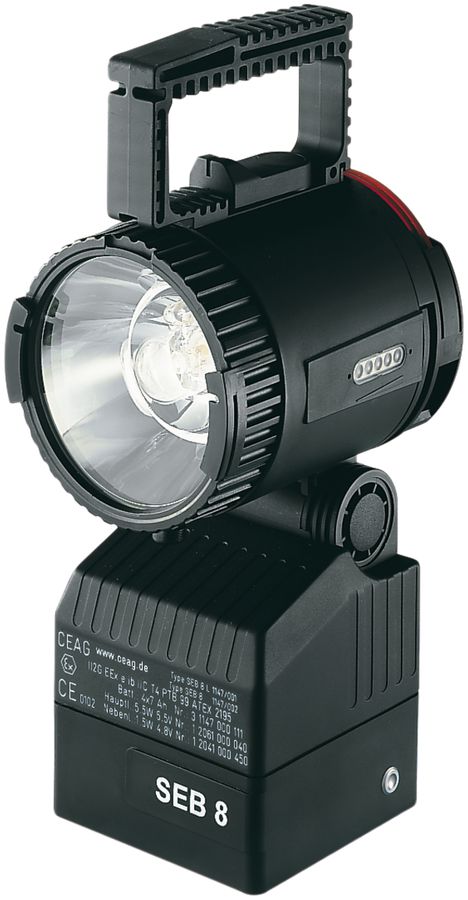 Handscheinwerfer explosionsgeschützt thuba SEB 9 schwarz