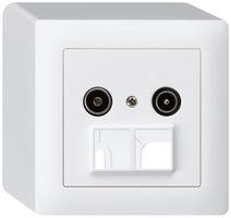 Prise multimédia AP kallysto R/TV 23dB 2GHz blanc