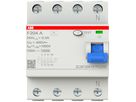 Interruttore differenziale ABB 300mA 25A 3P+N F204A-25/0.3