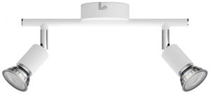 Spot Philips Limbali GU10 2×50W 324×130mm blanc