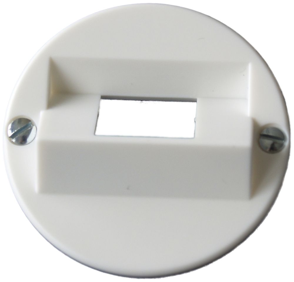 Frontscheibe 43/1×RJ45 weiss