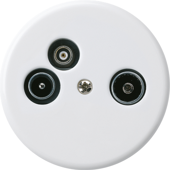 Antennendose TV-R-Daten basico A 2GHz 10.5db weiss