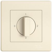 Kit di montaggio INC EDIZIO.liv SNAPFIX® p.interr.rot.manop.0-1-2-3 cr