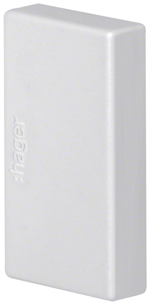 Endstück Hager tehalit.LF 33×20mm grau IP30