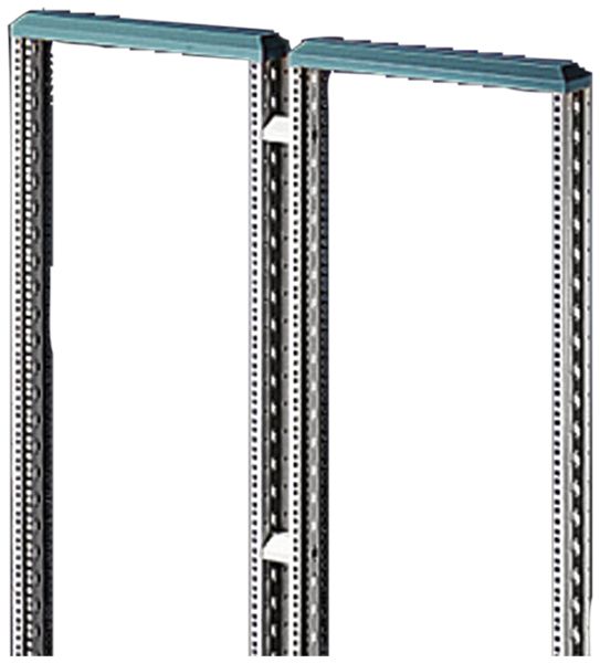 Rahmen 19" Rittal DK 7298.000 2. Befestigungsebene 40HE grau