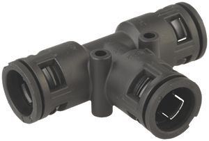 Distributeur T AGRO 1×28.5/2×28.5 noir