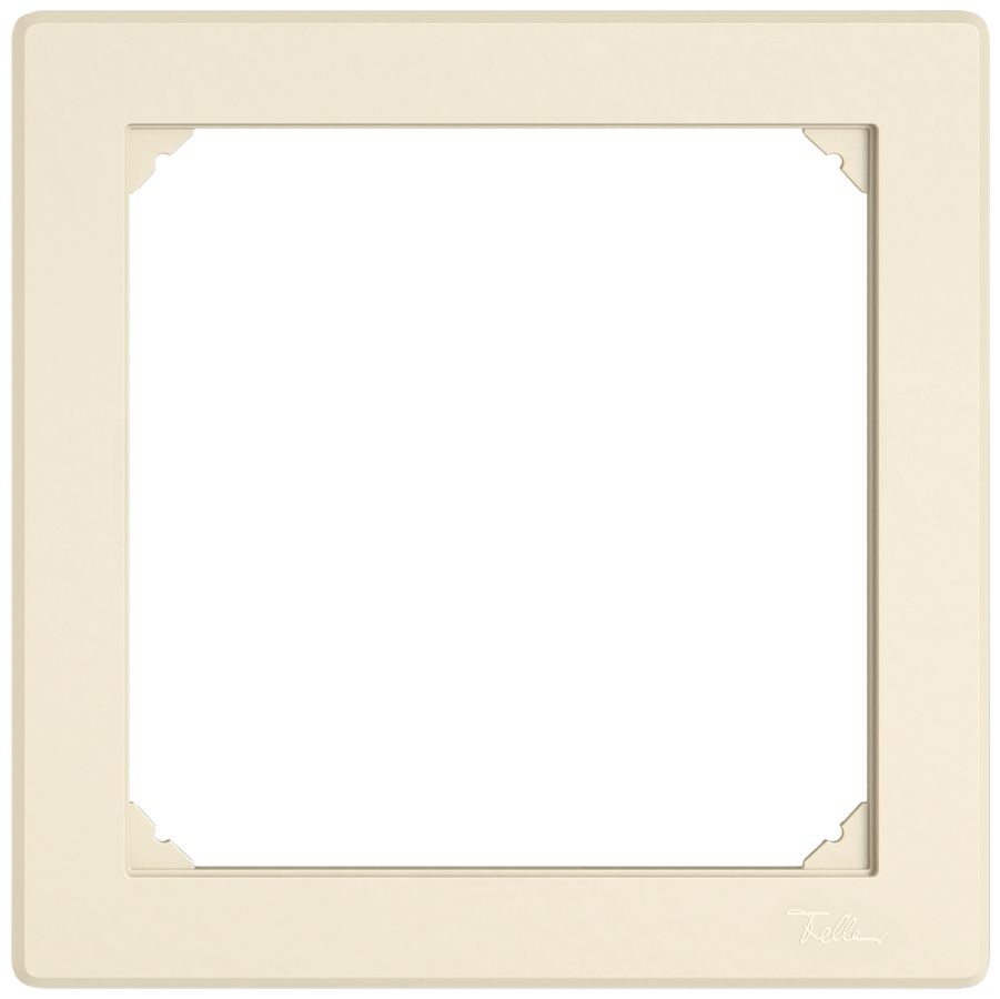 Abdeckrahmen EDIZIO.liv  SNAPFIX® 2×2 156×156mm crema