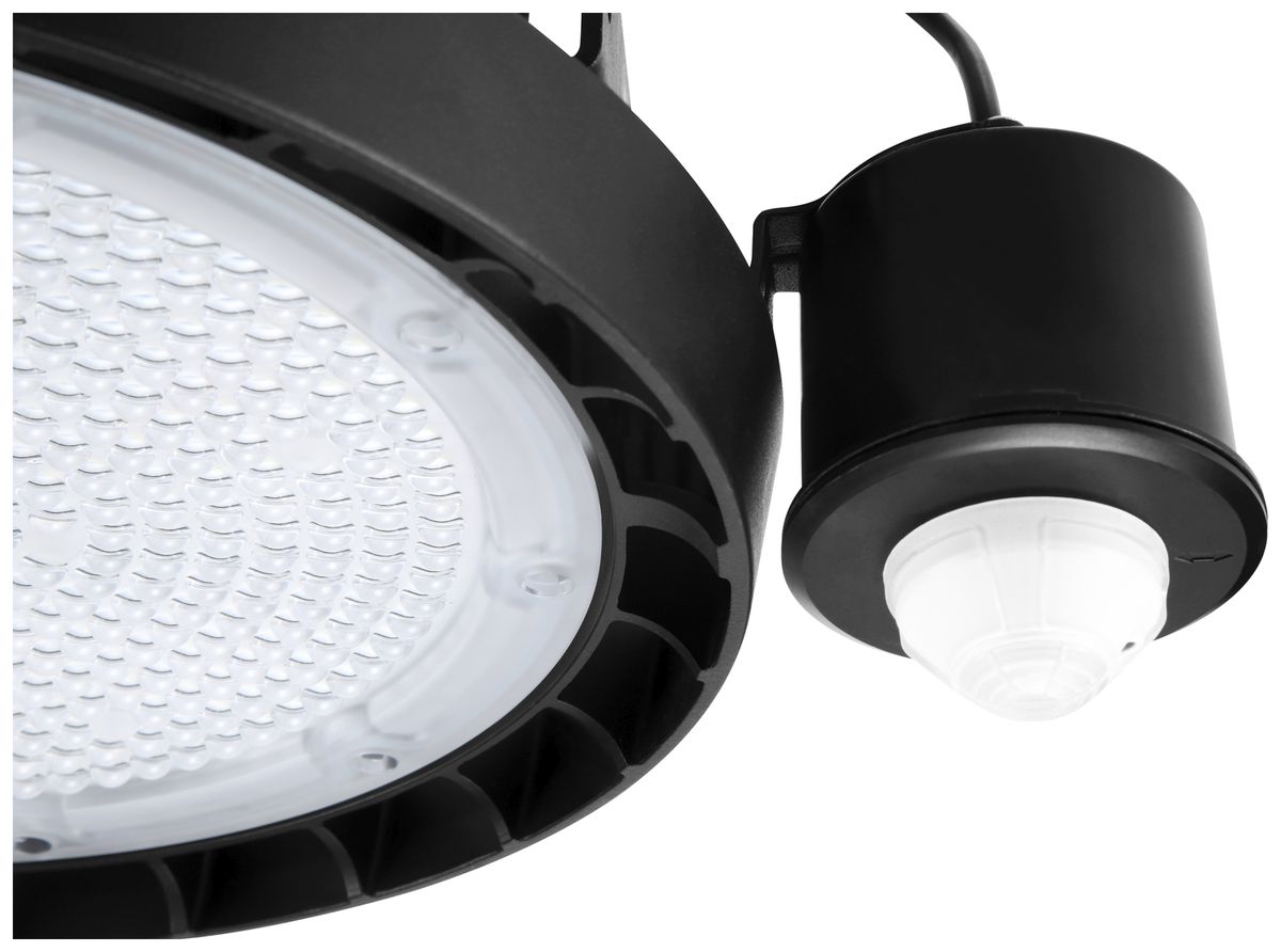 Lampada da capannone LED Sylvania Granit 120W 19500lm 840 85° IP54 DIM nero