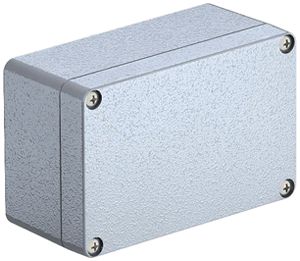 Coffret vide BET Mx SGR 160×100×81mm alu IP66 gris argenté