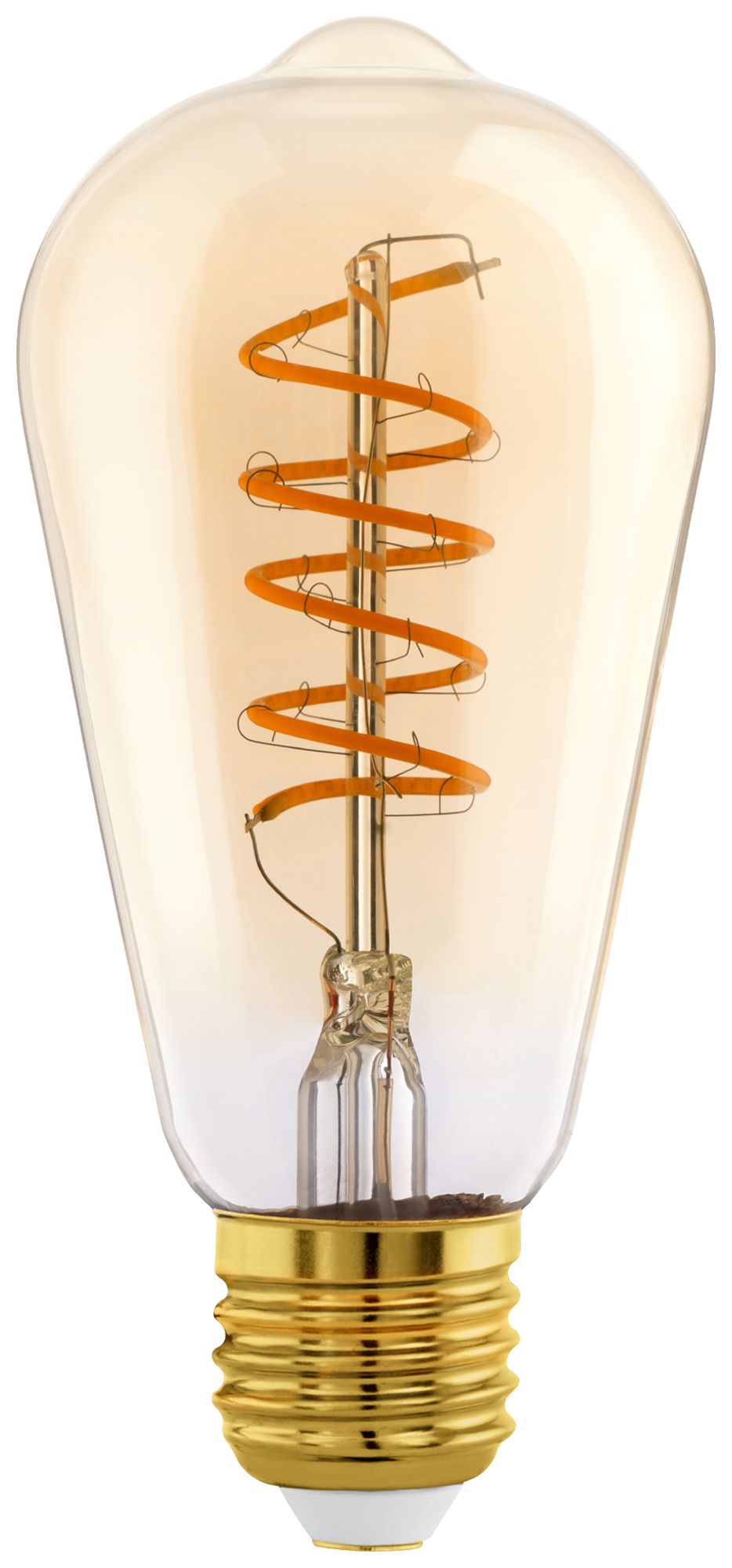 Lampada LED Eglo E27 4W 245lm 2000K 64×142mm ST64 chiaro 360°