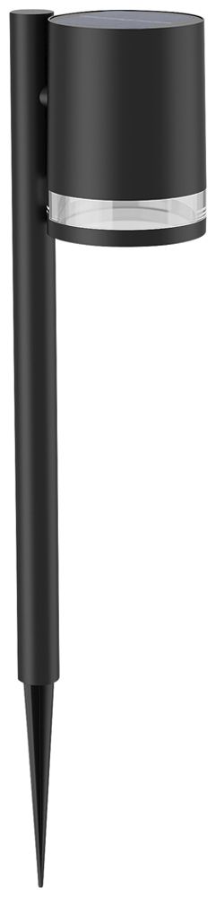 Lampada con picchetto LED Philips Fyce Solar SEN 1.5W 200lm 827 IP44 Ø90 nero