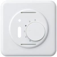 UP-Frontset basico weiss für Raumthermostat mit Schalter