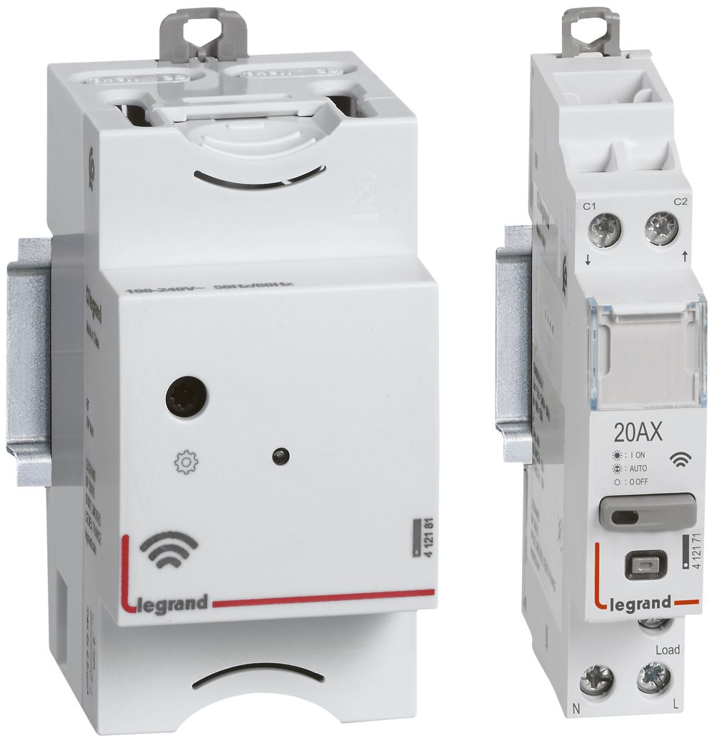 Starter-Set Legrand CX3 Netatmo: 1×Gateway (412181), 1×Schütz (412171)