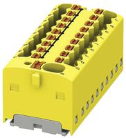 Verteilerblock PX PTFIX 4/18X1.5-G YE
