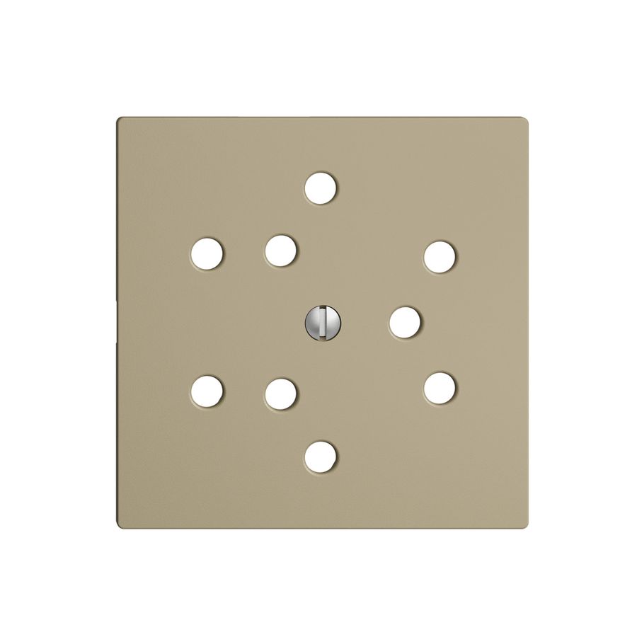 Frontplatte EDIZIOdue 3×T12 sand mit Shutter