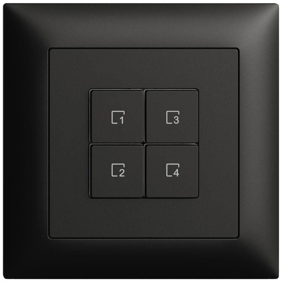 Commande pour poussoir scènes ENC EDIZIOdue Wiser 4 scènes 4t no